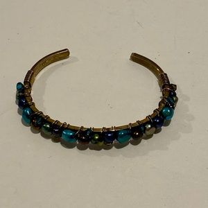 Sterling Silver 925 Natural Pearls Cuff Bracelet